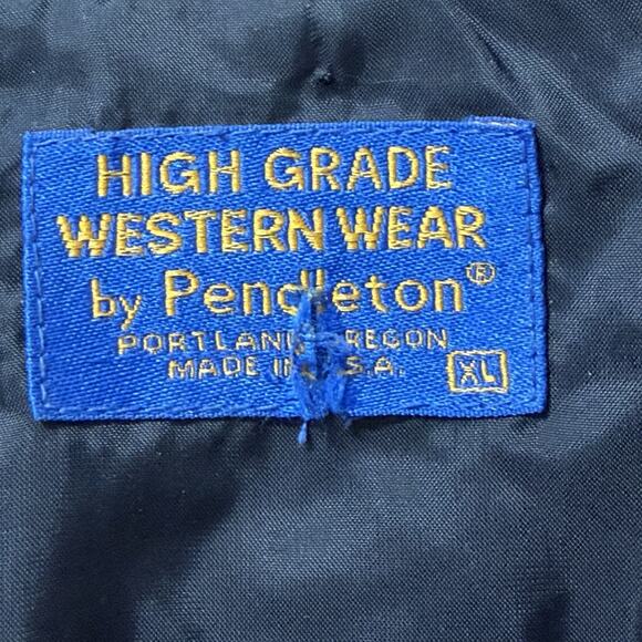 Vintage Pendleton High Grade Western Wear Mens Aztec Wool Jacket Size XL USA - Picture 7 of 13